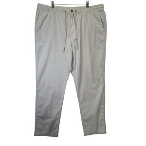 Tommy Bahama Pants Mens Sz XXL Beach Full Elastic pull on cotton Blend Blue